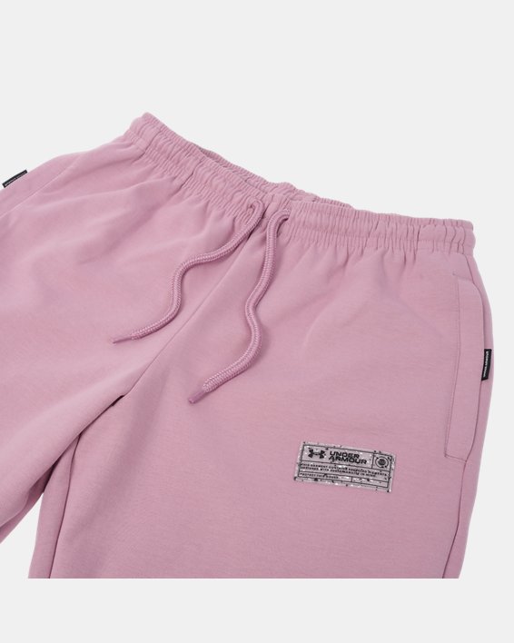 Unisex UA Summit Knit Joggers in Pink image number 10